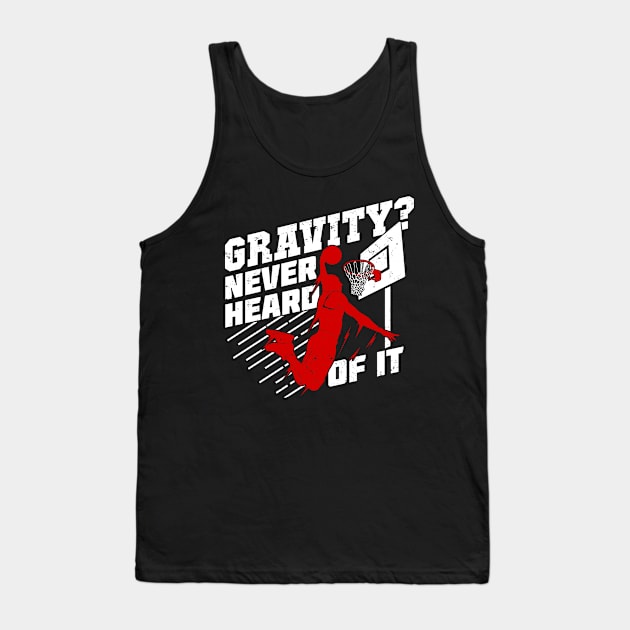 Funny Basketball Player Gift Tank Top by Dolde08